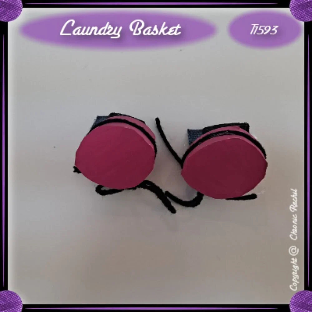 2-Pack Magenta Fabric Bins